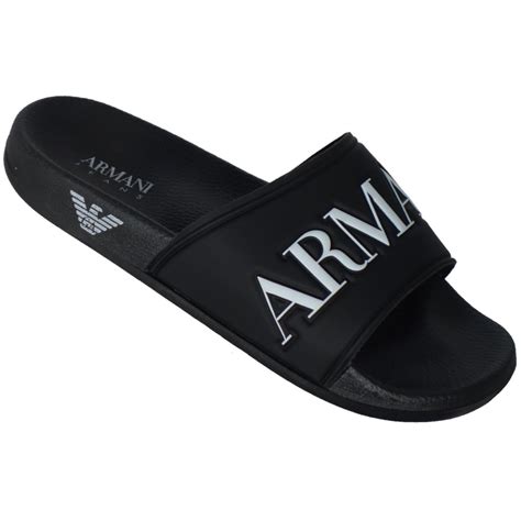 armani flip flops men's